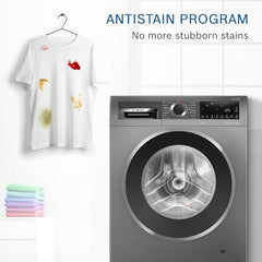 Bosch 10.5/6 KG Inverter Fully Automatic Front Load Washer Dryer (WNA2E4U1IN, 1400 RPM, 14 Wash Programs, LED touch display, Wash & Dry in 60 Mins, Cast Iron Grey)