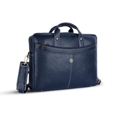 HAMMONDS FLYCATCHER Genuine Leather Office Bag for Men, 15.6 Inch Professional Brown Laptop Bag for Men, Adjustable Strap & Multi Compartments, 1 Year Warranty - Office, Travel, Daily Use