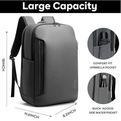 BANGE Durable Business Smart Backpack for Men and Women,can holds 15.6 Inches Laptop Backpack, Waterproof Commute Work Travel Backpack, Flight Carry-On (blue)