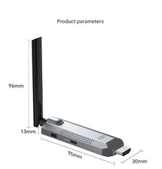 Tobo Wireless HDMI Transmitter and Receiver 100M/328FT: Portable Plug and Play 5G 1080P@60Hz HDMI Extender Kit for Streaming Video and Audio to Monitor for Laptop PC TV Box Projector TD-1451WA