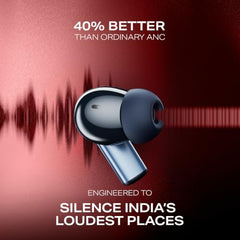 boAt Airdopes Prime 701 ANC, 46dB Hybrid ANC, 50Hr Battery, Real Spatial Audio,Multidevice Connect,App Support, Bluetooth Earbuds, TWS Ear Buds Wireless Earphones with mic (Titanium Blue)