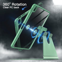 JETech 360° Rotating Case for iPad Air 11" M4/M3/M2 & Air 5/4 10.9", Black
