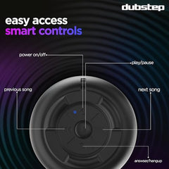 Dubstep Pop 600 Wireless Speaker, 15 Hrs Playtime, 52mm Driver, TWS Pairing, 6W Output Bluetooth Speakers (Grey)