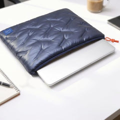 House of Quirk Laptop Sleeve Bag 13-14 Inch | Fashion Waterproof Soft Laptop Sleeve Case for Women & Girls | Lightweight Protective Computer Bag for Office, School & Travel (Purple)