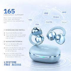 truke TruClips 2 India’s 1st AI Open Earbuds with 165 Language Translation, AI Chat, Meeting Notes, Mind Map & Lifetime App Subscription, 70H Battery, 13mm Beryllium Drivers, Spatial Audio, 4-Mic ENC