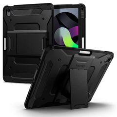 Spigen Flip case for iPad Air 11 inch M4 (2026), iPad Air 11 inch M3/M2 (2025-2024), 10.9 inch 5th/4th Gen (2022/2020), Trifold, Pencil Holder, Full Cover(Liquid Air Folio) - Black
