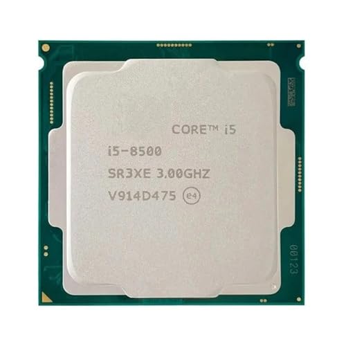 Core i5 8500 8th Gen Desktop Processor with Free CPU Cooling Fan, 3.0–4.1 GHz, LGA1151 (H310/B360/H370), 6C/6T, 9MB Cache, 65W TDP, UHD 630 Graphics, Gaming/Workstation CPU with Warranty