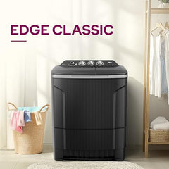 Godrej 8Kg 5 Star with 5 Years Comprehensive Warrnaty, Wash Upto 8 King Size Bedsheets, 370W PowerMax Motor, Magic Lint Fliter, Semi Automatic Washing Machine(WSEDGE CLS 80 5.0 EN2 MCSGR,Crystal Grey)