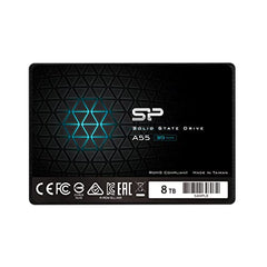 SP Silicon Power Ace A55 2TB 2.5 Inch SATA III SSD, 3D NAND with SLC Cache, Up to 500MB/s, Internal Solid State Drive for Desktop Laptop (SP002TBSS3A55S25)