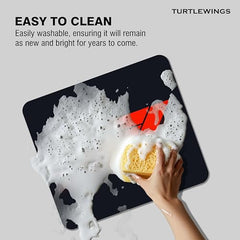 TURTLEWINGS F1 Car on Racetrack Design Mouse Pad