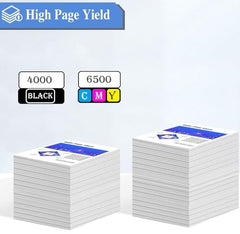 CANOFF Refill Ink for use All Inkjet, deskjet, officejet Printers and Cartringes for Hp priner cartridges &Canon Printer cartridges- 100ml Bottle (5ink,1Sy,1Tool Kit Set,4hand Gloves,2Teasue Paper)