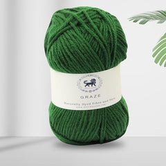 Nestnhaven Acrowools Graze Hand Knitting and Crochet Yarn. Pack of 1 Ball - 100gms. Shade no - NNHG001 (Berry Purple)