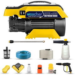 WOSCHER AquaWash 1800W Car Washer High Pressure Gun | 150 Bar Pressure Washer for Car, Bike & Home | Car Washing Pump Machine, 8 L/Min | 18 Months Warranty