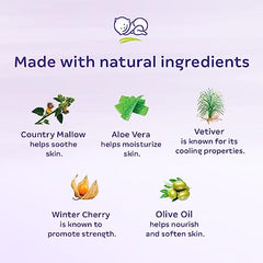 Himalaya Baby Massage Oil 200ml | All-round growth | Strong Bones & Muscles | Ashwagandha, Country Mallow & Aloe Vera | No.1 Dr. Recommended Brand| Vitamin E | 99% NOI | Mineral oil free