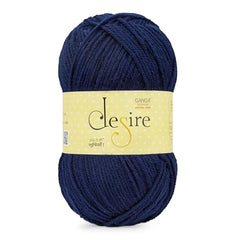 Ganga Acrowool Desire 100% Acrylic Aran Weight Yarn (Pack of 1 ball - 100g) – approx. 200mtr Premium Knitting & Crochet Yarn for Winter Sweaters, Scarves, Blankets | Medium Weight 4, UK 5 (5.5mm) Needle & UK 3 (6.5mm) Hook | Hypoallergenic, Hand Wash…