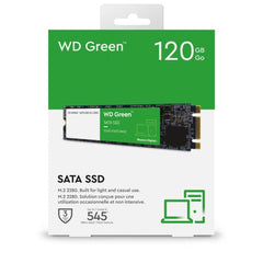 Western Digital WD Green M.2 480GB, Up to 545MB/s, 2.5 Inch/7 mm, 3Y Warranty, Internal Solid State Drive (SSD) (WDS480G3G0B)
