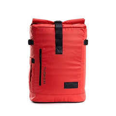 TRIPOLE Tusker Roller Top Laptop Backpack for Daily Use and Travelling | Water-repellent fabric, Anti Theft Pockets and Expandable size (Khaki)