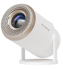 E GATE Atom 3X Projector 4k Ultra HD, Automatic Keystone & Precise Focus, 1080p Native | Rotatable Design | Android 14, Netflix Prime 11,000 Lumens, HDMI-ARC WiFi-6 BT, for Home use Egate