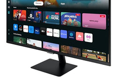 Samsung 27" M5 Smart Monitor with Smart TV Experience (Smartchoice) |FHD 1920 x 1080| Screen Mirroring | IPS Pane l TV Plus| Speakers | Adaptive Sound | Wi-Fi | HDMI |Bluetooth| LS27FM500EWXXL | Black