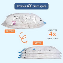 OSDUE Polyethylene Frosted Zipper Bags 30x35cm Pack of 10 – Transparent LDPE Zip Lock Storage Bags for Clothes, Shoes, Cosmetics, Jewellery, Toiletries & Travel