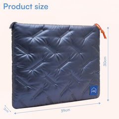 House of Quirk Laptop Sleeve Bag 13-14 Inch | Fashion Waterproof Soft Laptop Sleeve Case for Women & Girls | Lightweight Protective Computer Bag for Office, School & Travel (Purple)