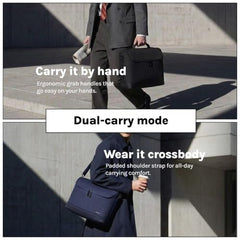 MOKOBARA Transit Briefcase 15.6 Inch Laptop Bag 15L Office Use Black