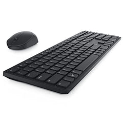 Dell KM5221W Pro 2.4GHz Wireless Keyboard with 12 Programmable Keys and 3 Button Optical Mouse Combo - Black