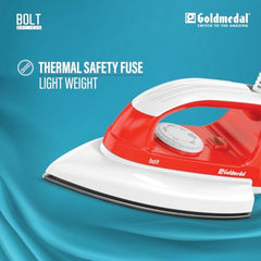 Goldmedal Glide 1100W Dry Iron | Non-stick Weilburger Premium