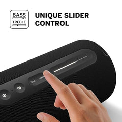 We. by Loewe Hear 2 Portable Bluetooth Speaker, 60W Music Power, Deep Bass Subwoofer, 17 Hr Long Battery Life, IPX4 Water Resistant, USB-C Wireless Speaker for Home & Outdoor, Storm Grey