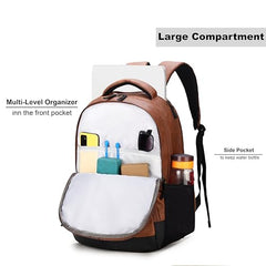 30L Water Restant Office Laptop Bag/Backpack for Men/Women/(Black) (BLACK)