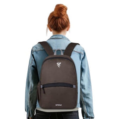 Spenz Saffron Mini Laptop Casual Backpack for Office School & College | Bag for Men & Women(Grey)