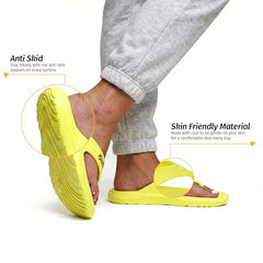 Yoho Drizzle Soft Slippers for Women, Mild Acupressure, Lightweight, Anti Skid & Slip, Diabetic Footwear for Woman, Home Wear Bathroom Chappal for ladies | Waterproof Monsoon & Rainy Footwear | Pastel Lavender - UK 5