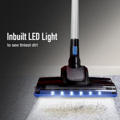 KENT Dash Vacuum Cleaner | 600W | High Suction Power >16 kPa | Cyclone5 Technology and HEPA Filter | Bagless Design | Ideal for Floor, Curtain, Carpet, Sofa & Car | Black & Blue