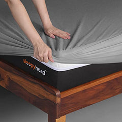 Sleepyhead Bamboo Terry Waterproof Mattress Protector; (75 x 36 Single Size; White)