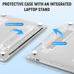 ZORBES® Laptop Cover 13.3 Inch for MacBook Air M1 A2337 A2179 A1932 Mac Book Air 13 Inch Case Compatible with Apple 2020 2019 2018 Release Waterproof Clear Plastic Hard Shell Case Cover Protector