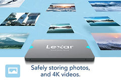 Lexar NQ100 2.5" SATA III 6Gb/s Internal SSD 256GB, SSD Hard Drive Up to 550MB/s Reading, Internal SSD SATA for Laptop, Desktop, PC