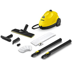 KARCHER SC 2 EasyFix Steam Cleaner, 1500W, 3.2 Bar Pressure, 1200L Steam/L Water, Chemical Free Cleaning, Removes 99.99% Viruses & Bacteria, EasyFix Floor Kit, Ideal for Home Use, German Tech, White
