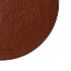 DailyObjects Orb Mouse Pad | Extended for Laptop, for PC, and Wireless Mouse | Handcrafted | Anti-Slip, Anti-Skid | Large Premium Vegan Leather Finish for Home, Office, Gaming - Tan