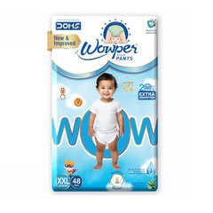 Wowper Easy Pants Baby Diaper | Medium Size Diapers | Diapers with Wetness Indicator | Upto 12 Hrs Absorption | 7-12 Kg | 34 Counts