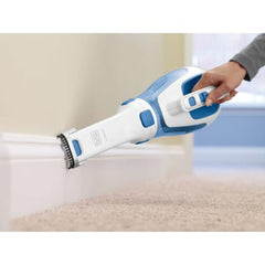 BLACK+DECKER WDC215WA-IN 7.2 V,10.8W Lithium-Ion Wet and Dry Cordless Dustbuster Handheld Vacuum Cleaner (Blue)-Charge Fully Before Using