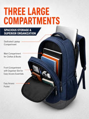 Lunar's Bingo - 48 L Laptop Bags | Laptop backpack for men | Laptop bag 15.6 inch | School bags | College bag for boys | Office backpack for men | Travel backpack with 1 Year Warranty