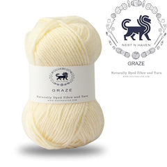 Nestnhaven Acrowools Graze Hand Knitting and Crochet Yarn. Pack of 1 Ball - 100gms. Shade no - NNHG001 (Berry Purple)