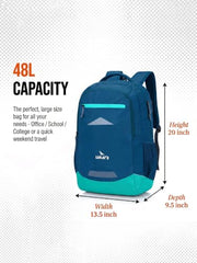 Lunar's Bingo - 48 L Laptop Bags | Laptop backpack for men | Laptop bag 15.6 inch | School bags | College bag for boys | Office backpack for men | Travel backpack with 1 Year Warranty