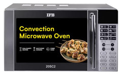 IFB 28 L Air Fry Convection Microwave with 5 in 1 Versatility Bake, Grill, Roast, Reheat, Combi-Cook Mode, Paneer/Ghee Modes, 300 Auto Cook Menus (28SC5, Silver, Auto Defrost,10 Power Levels)