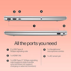 HP Professional 15 (2026), Intel (i3 14th Gen) Core 3 100U - (16 GB/512 GB SSD/Intel UHD Graphics/Windows 11 Pro) Thin & Light Business Laptop/15.6" Display/Turbo Silver/Copilot Key/1.5kg/MS Office