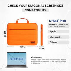 Dyazo 15.6 Inch Fluffy Laptop Sleeve | Soft Padded Protection | Water Resistant & Lightweight Laptop Sleeve Case Compatible for MacBook, Dell, HP, Lenovo, Acer, Asus and Other Notebook (Black)