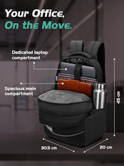 Tommy Hilfiger 27.072 Ltrs Black Laptop Backpack (TH/FERNLAYLAP01)