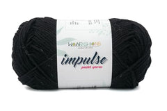 WOAFASHIONS - World of Arts Impulse Hand Knitting & Crochet Yarn, Premium Acrylic, 4 : Medium (Anchor Grey) (100gms / 3.5oz / 200mtr / 218yds)