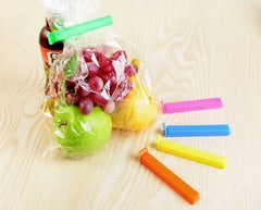 SYGA Colorful Set of 5Pcs Seal Clips Plastic Food Snack Bag Pouch Clip Sealer for Keeping Food Fresh for Home Kitchen