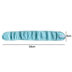 MOMISY set of 4 Terry Cloth Facial Spa Head Wrap Stretch Towel Yoga Sport Multiuse Non-Slip Stretchable Elasticized Headband-Random color (4 pieces)